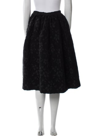 tricot COMME des GARÇONS Floral Print Knee-Length Skirt