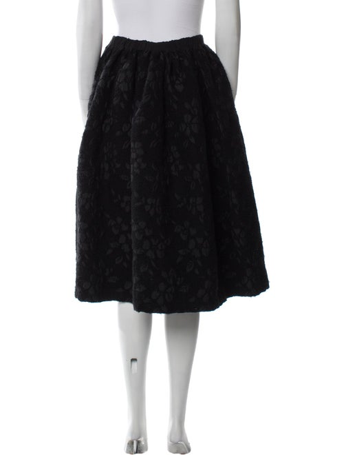 tricot COMME des GARÇONS Floral Print Knee-Length Skirt