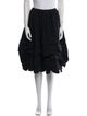 Comme des Garçons Scalloped Accent Knee-Length Skirt