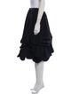 Comme des Garçons Scalloped Accent Knee-Length Skirt