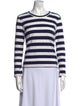 Comme des Garçons Comme des Garçons Striped Crew Neck Sweatshirt
