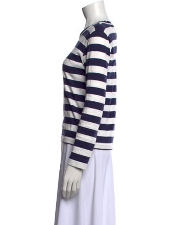 Comme des Garçons Comme des Garçons Striped Crew Neck Sweatshirt