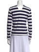 Comme des Garçons Comme des Garçons Striped Crew Neck Sweatshirt