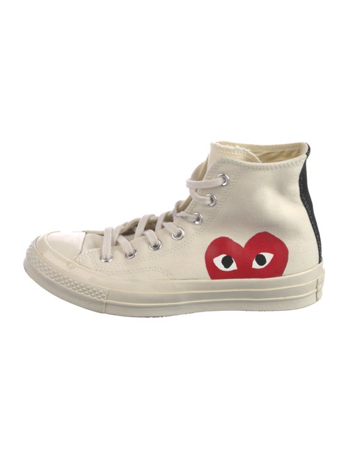 Comme des Garçons Play x Converse Canvas Graphic Print Sneakers