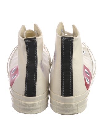 Comme des Garçons Play x Converse Canvas Graphic Print Sneakers