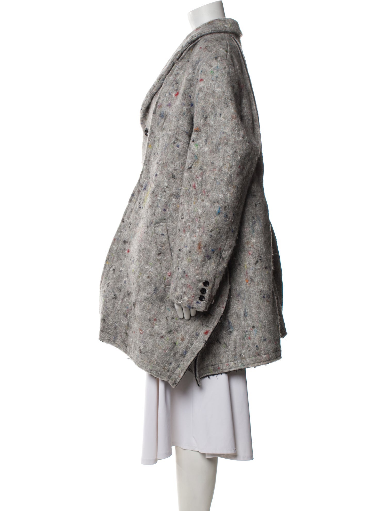 Comme des Garçons 2022 'Black Rose' Coat