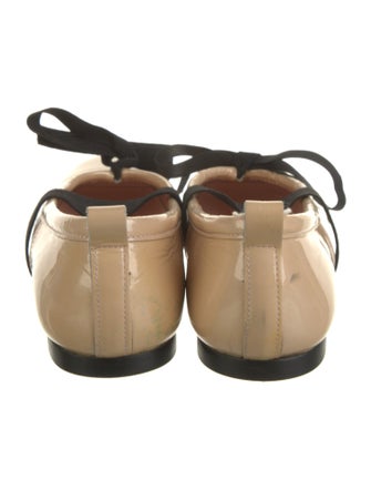 Comme des Garçons Patent Leather Bow Accents Mary Jane Flats