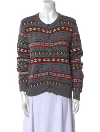 Comme des Garçons SHIRT Wool Striped Sweater