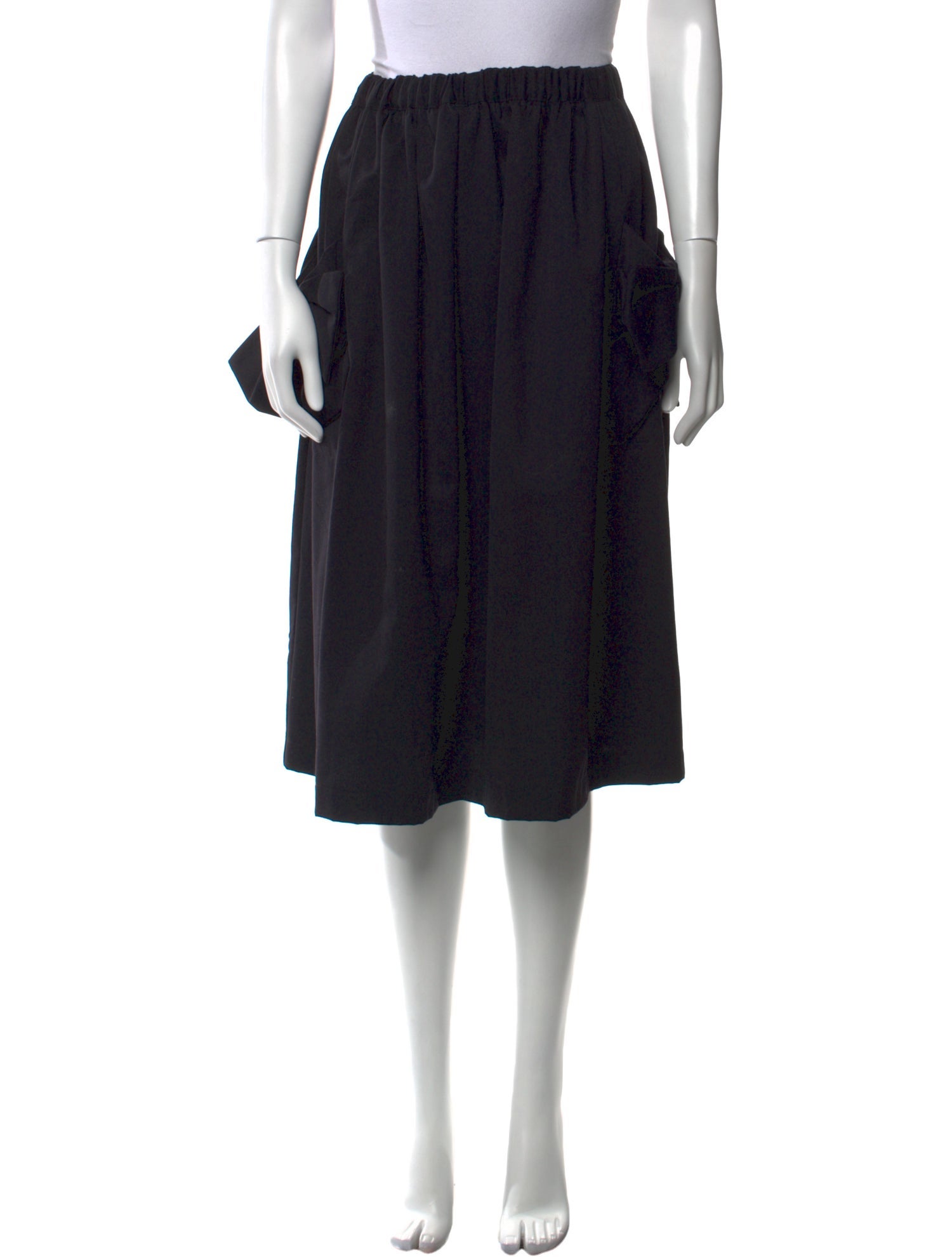 Comme des Garçons Wool Knee-Length Skirt