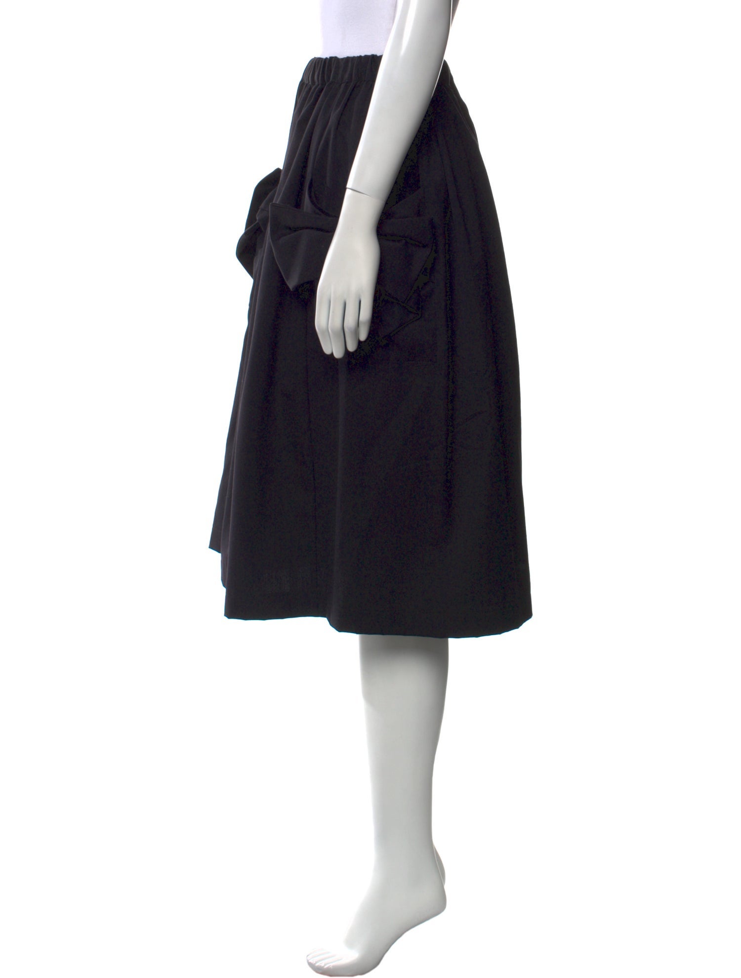 Comme des Garçons Wool Knee-Length Skirt