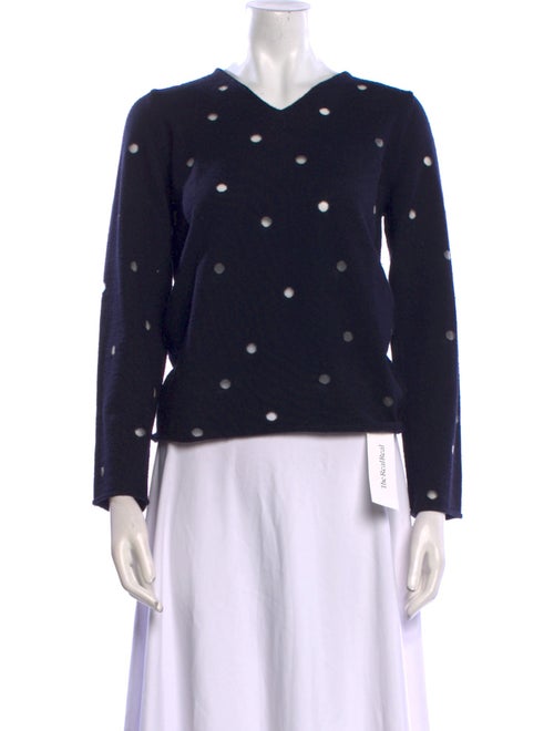 Comme des Garçons Comme des Garçons Wool Polka Dot Print Sweater