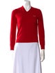 Comme des Garçons Play Wool V-Neck Sweater