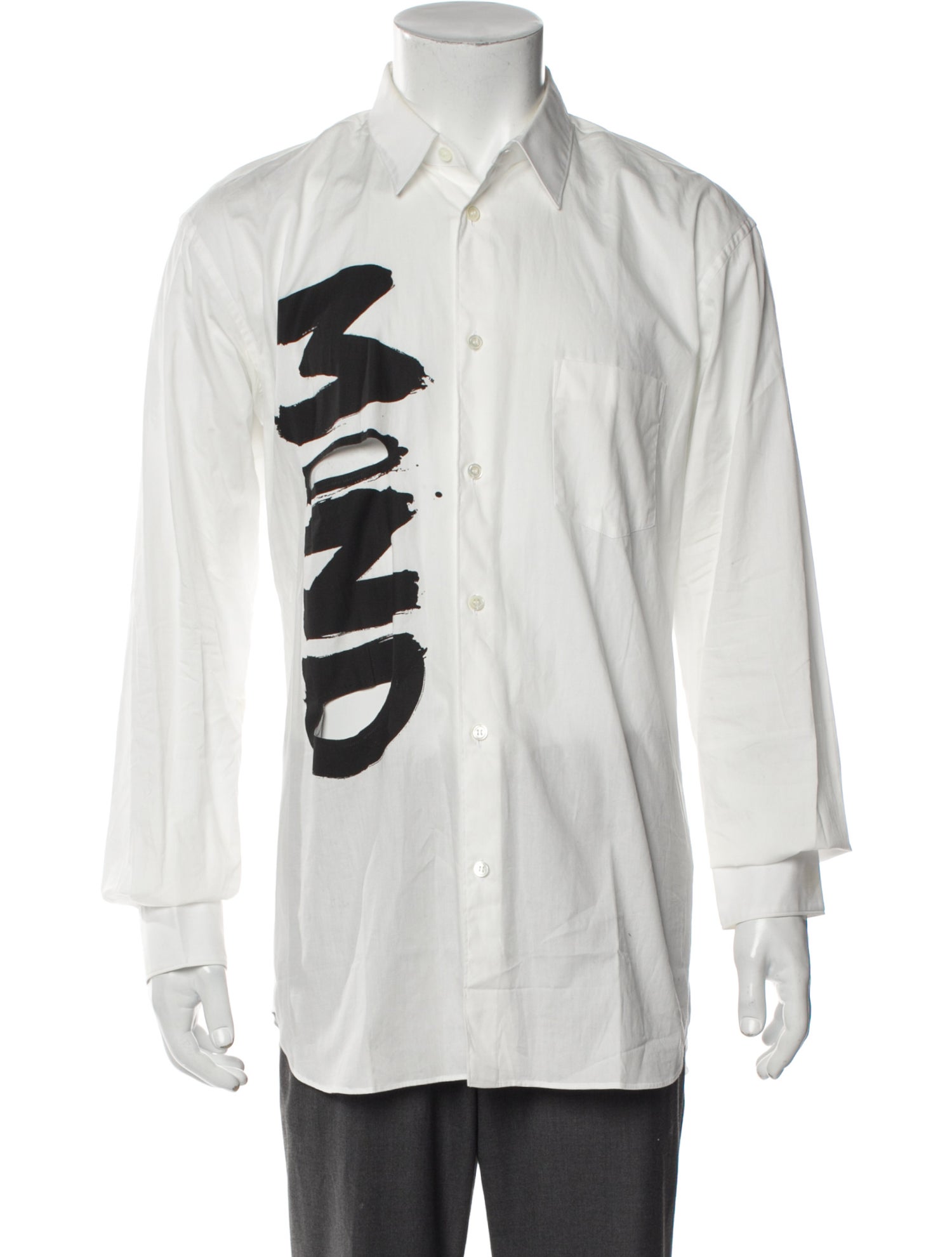 Comme des Garçons SHIRT Striped Long Sleeve Dress Shirt