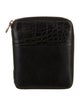 Comme des Garçons Leather Printed Compact Wallet