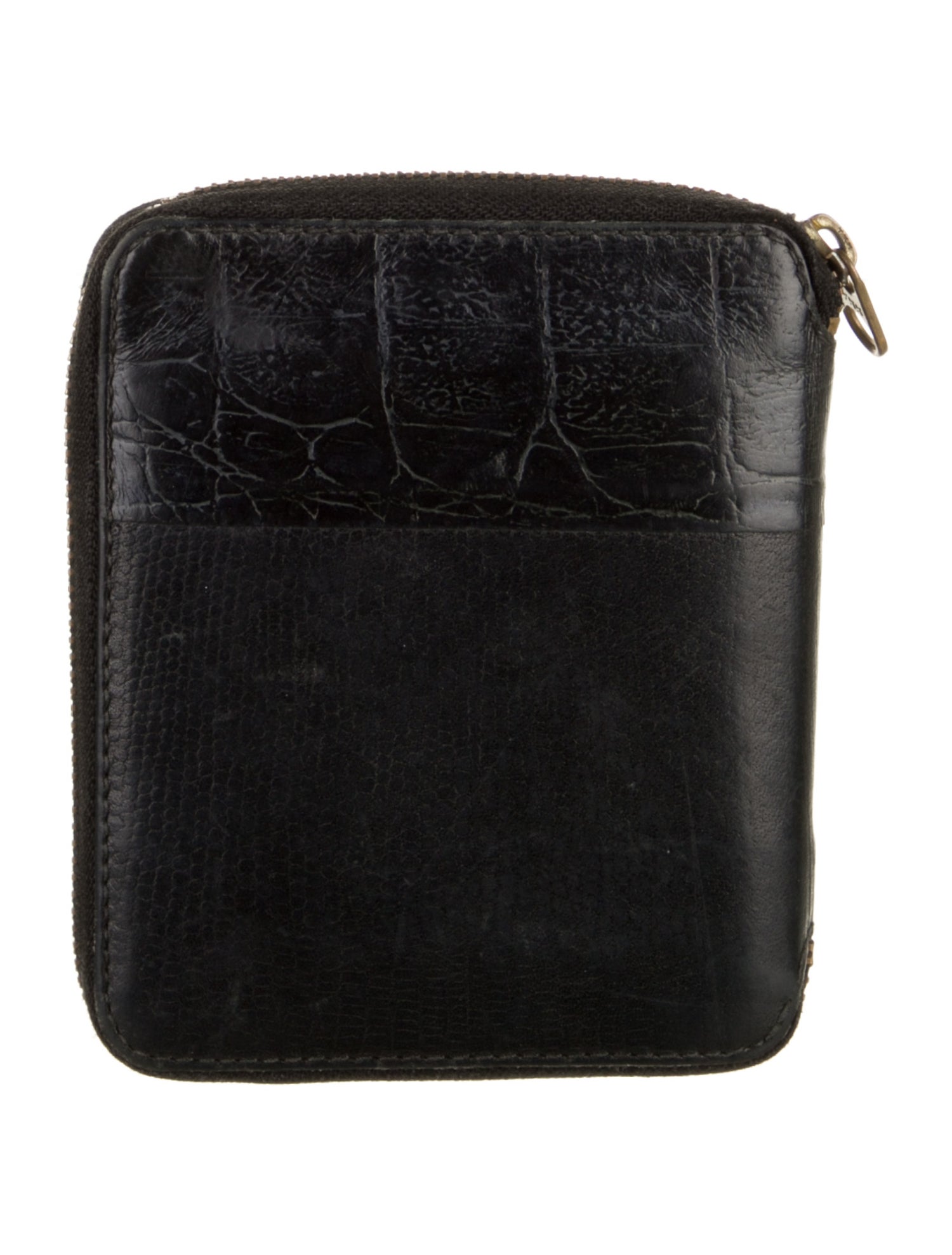 Comme des Garçons Leather Printed Compact Wallet