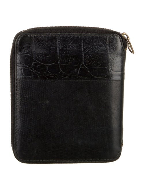 Comme des Garçons Leather Printed Compact Wallet