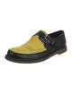 Comme des Garçons Leather Colorblock Pattern Monk Straps