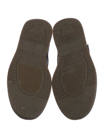 Comme des Garçons Leather Colorblock Pattern Monk Straps