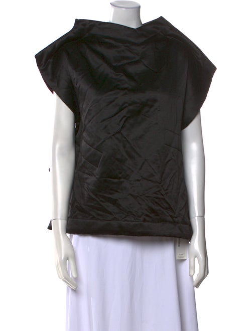 Comme des Garçons Wool V-Neck Top