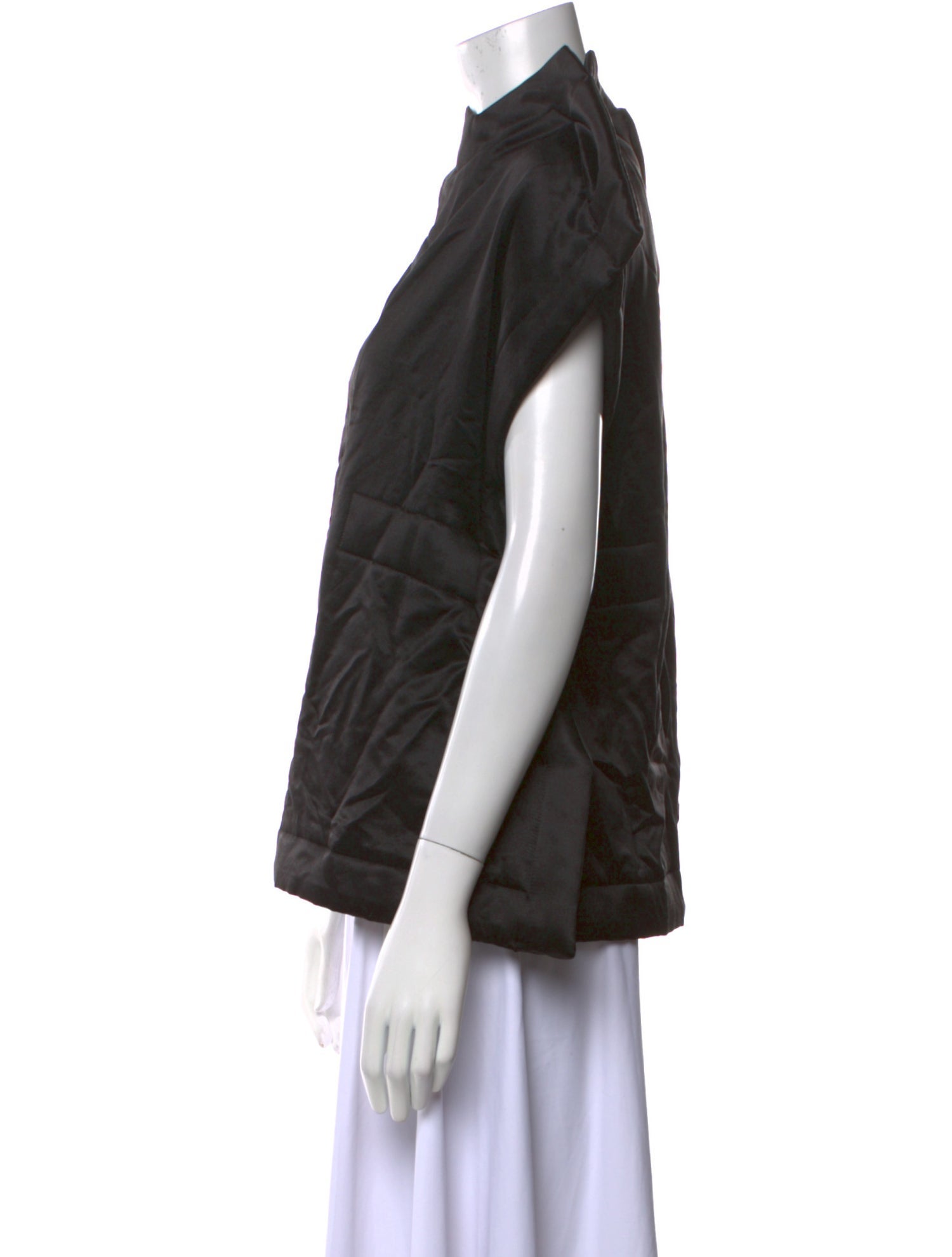 Comme des Garçons Wool V-Neck Top