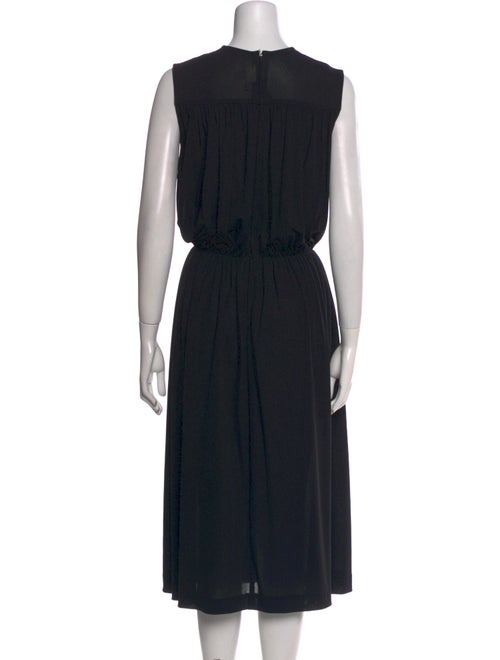 Comme des Garçons Crew Neck Midi Length Dress