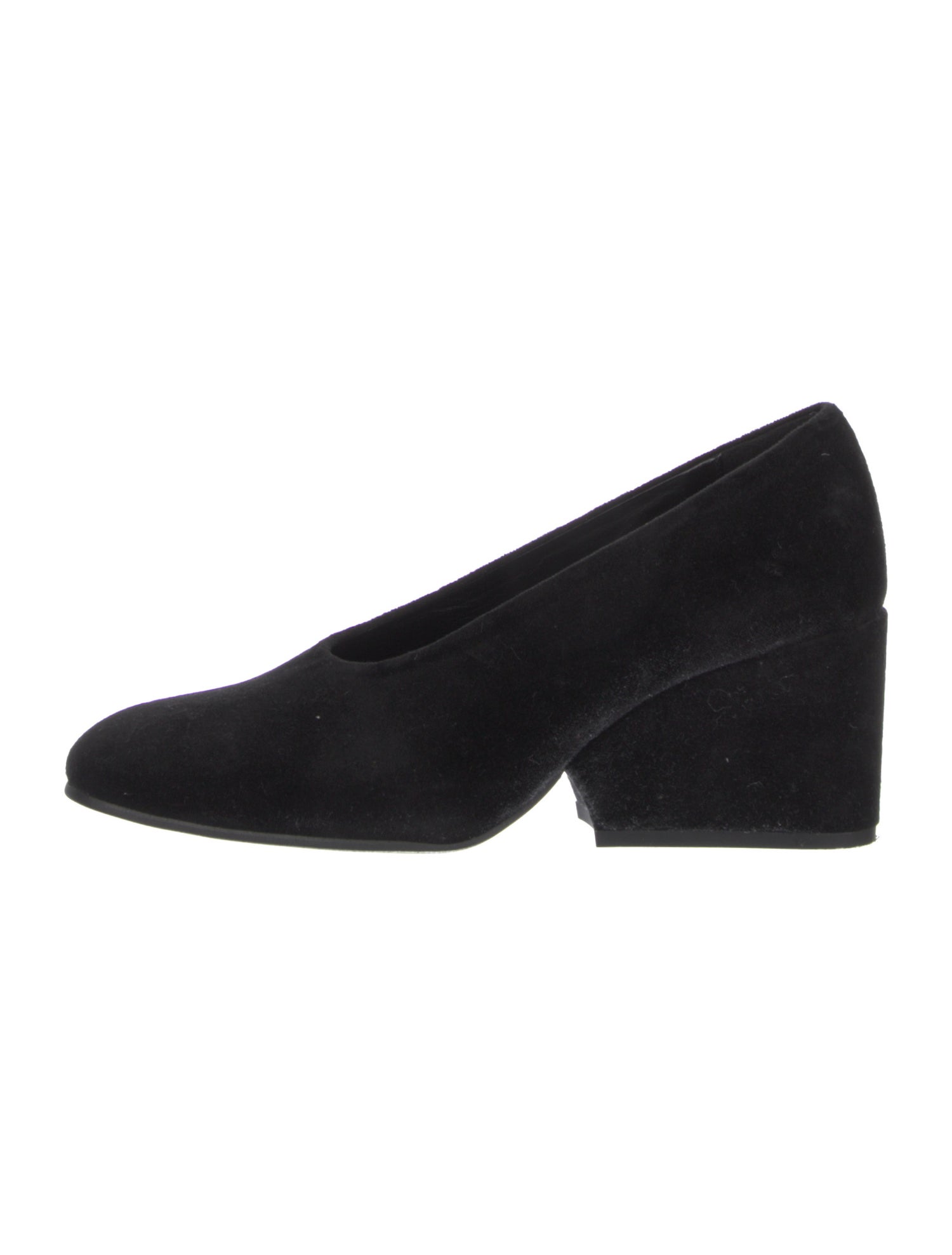 Comme des Garçons Suede Pumps