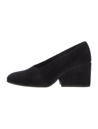 Comme des Garçons Suede Pumps