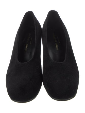 Comme des Garçons Suede Pumps