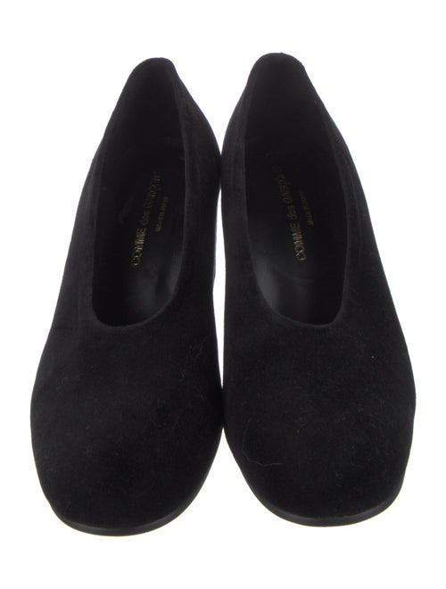 Comme des Garçons Suede Pumps