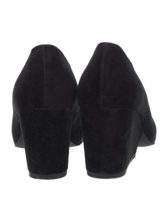 Comme des Garçons Suede Pumps
