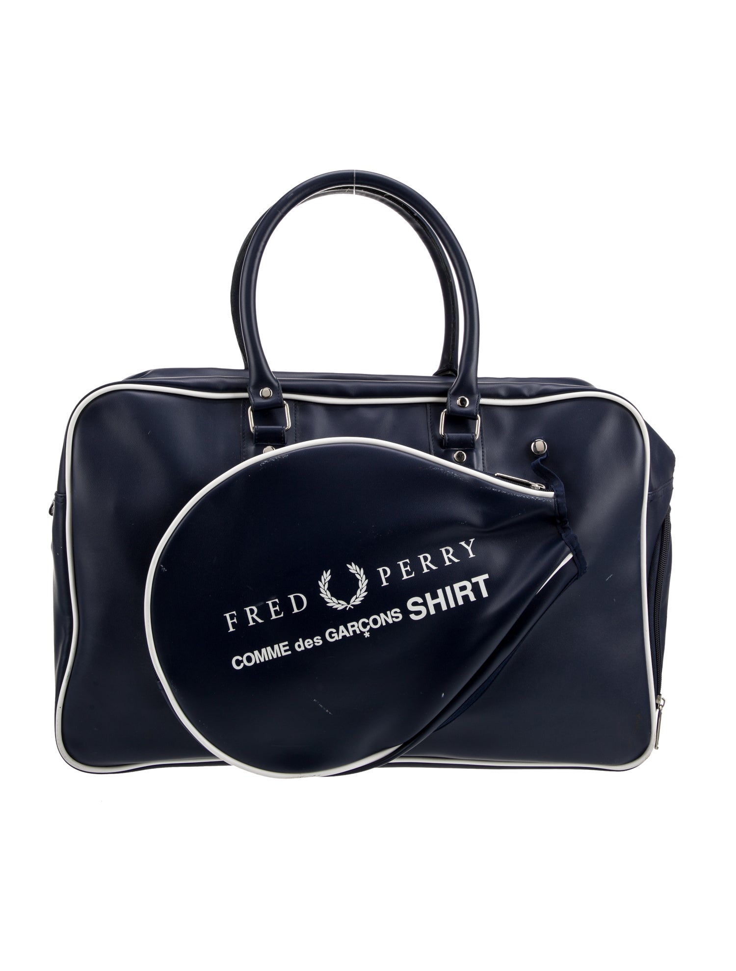 Fred Perry x Comme des Garçons Vegan Leather Shoulder Bag