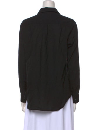 Comme des Garçons Comme des Garçons Wool Long Sleeve Button-Up Top