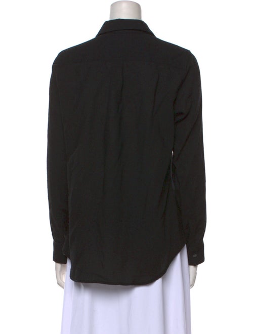 Comme des Garçons Comme des Garçons Wool Long Sleeve Button-Up Top