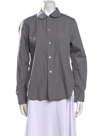 Comme des Garçons Comme des Garçons Long Sleeve Button-Up Top