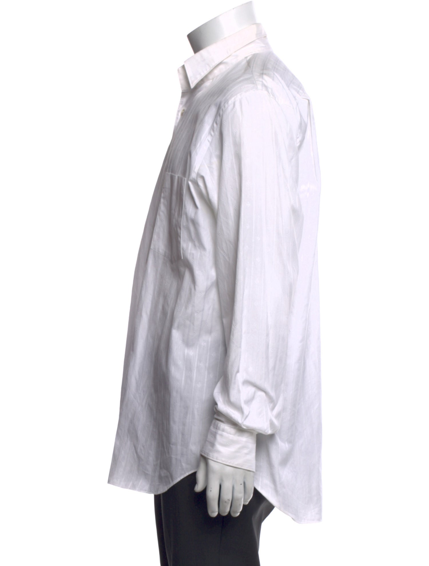 Comme des Garçons Striped Long Sleeve Dress Shirt