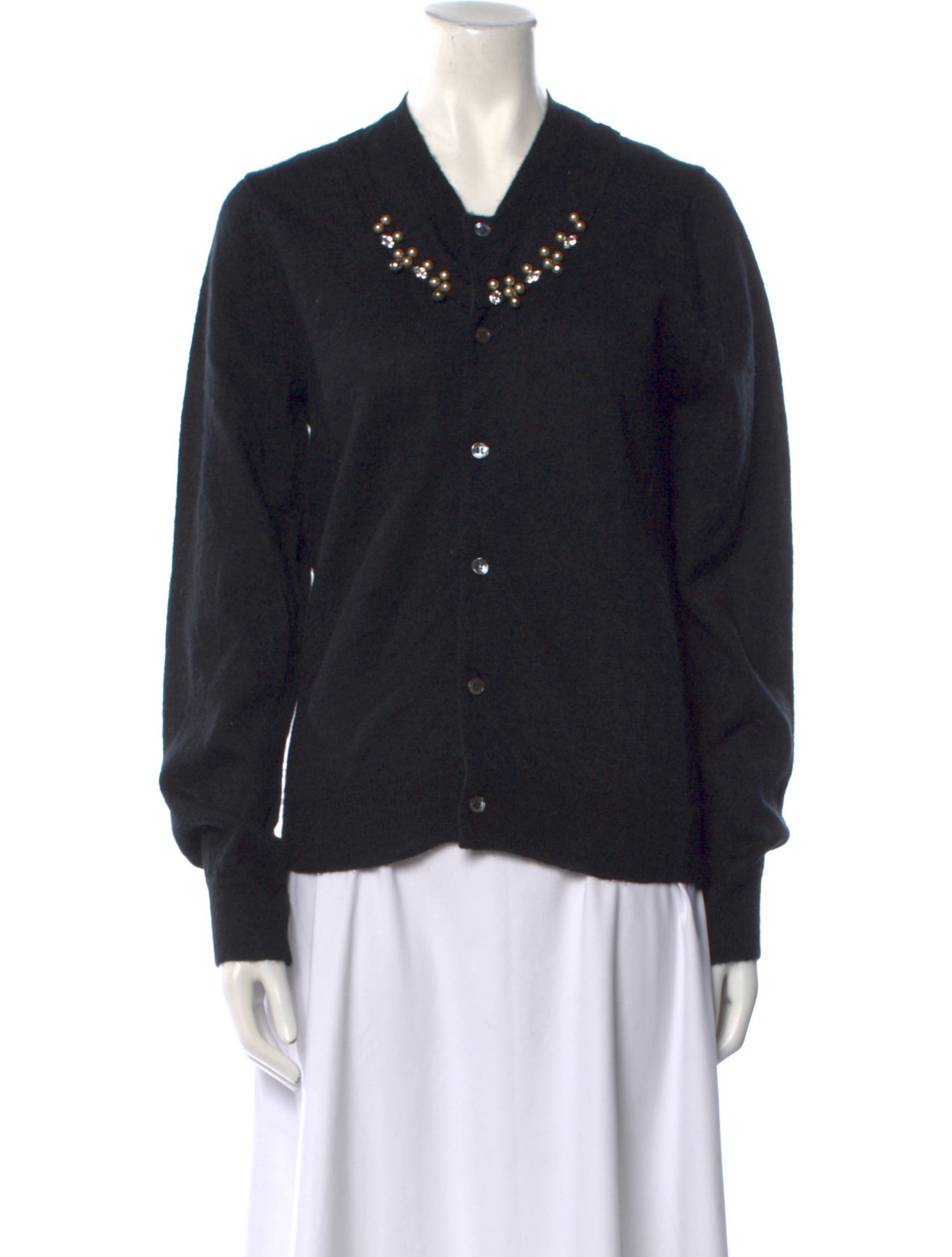 Comme des Garçons Comme des Garçons Mohair V-Neck Sweater