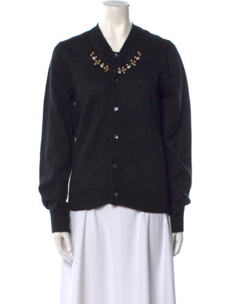 Comme des Garçons Comme des Garçons Mohair V-Neck Sweater