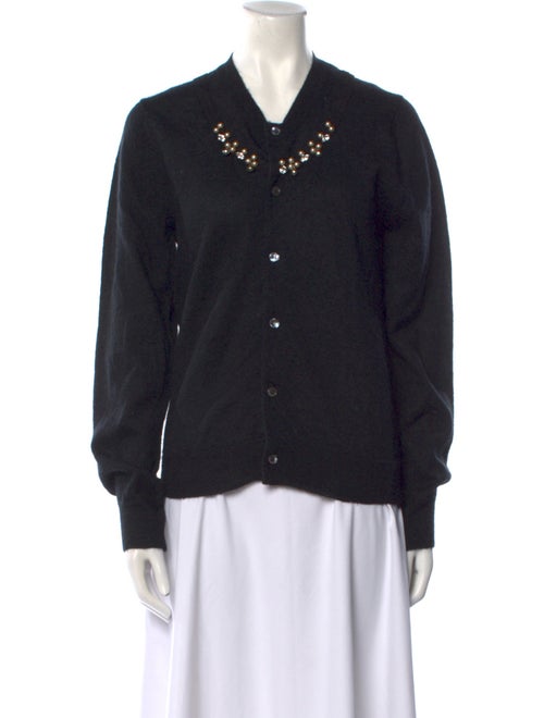 Comme des Garçons Comme des Garçons Mohair V-Neck Sweater