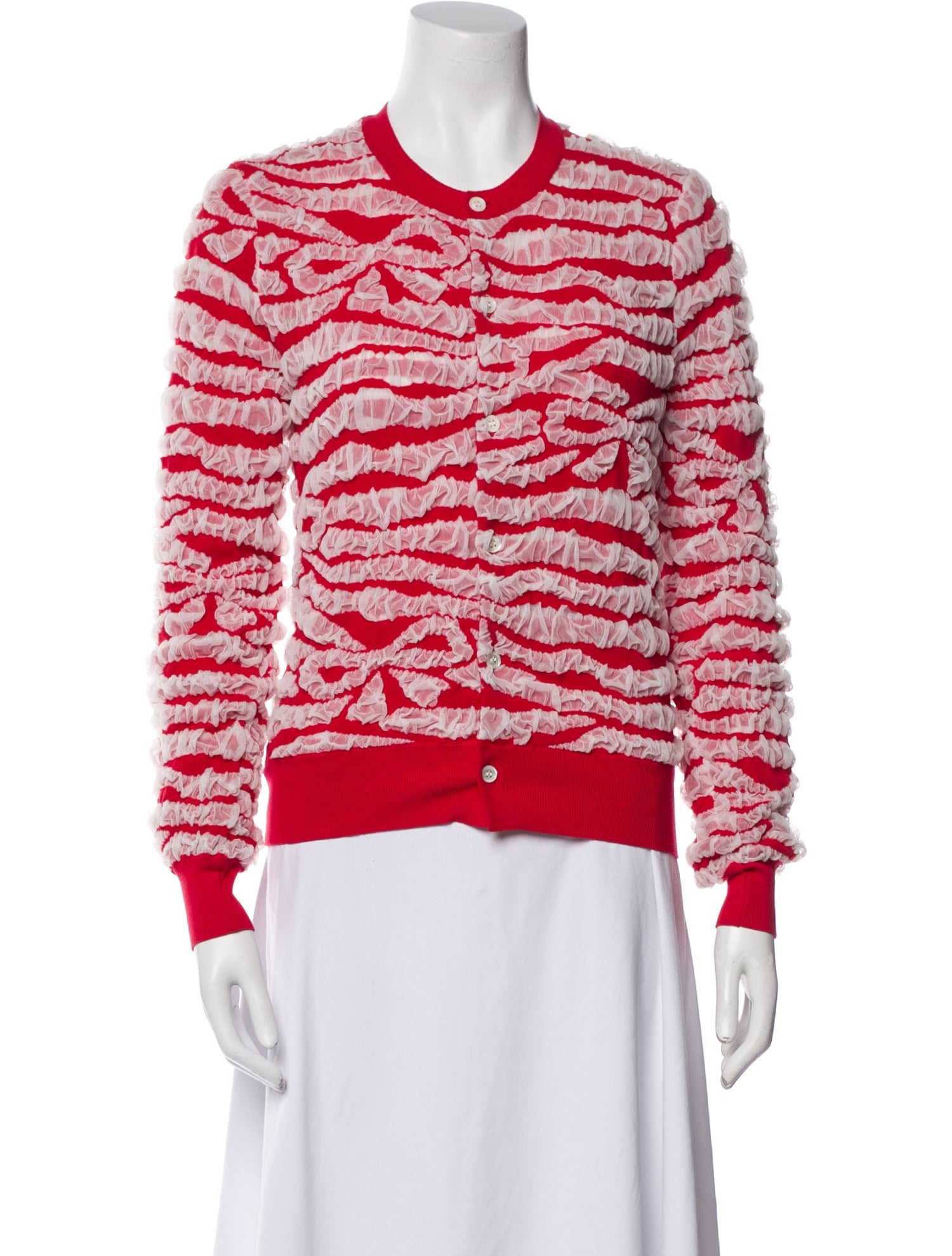 Comme des Garçons Girl Nylon Striped Bomber Jacket