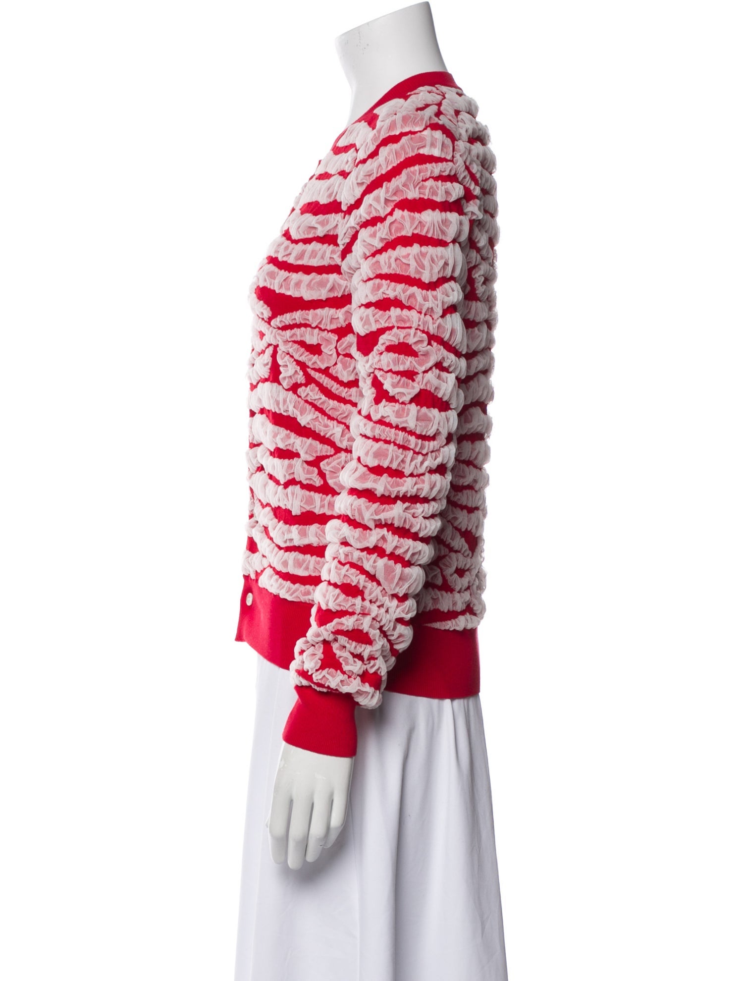 Comme des Garçons Girl Nylon Striped Bomber Jacket