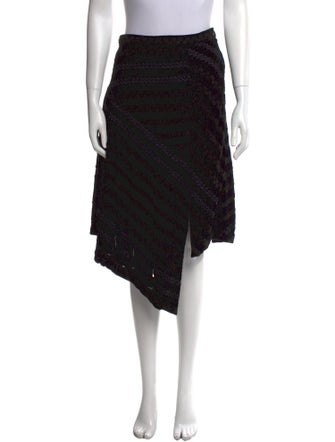 Comme des Garçons Crystal Embellishments Knee-Length Skirt