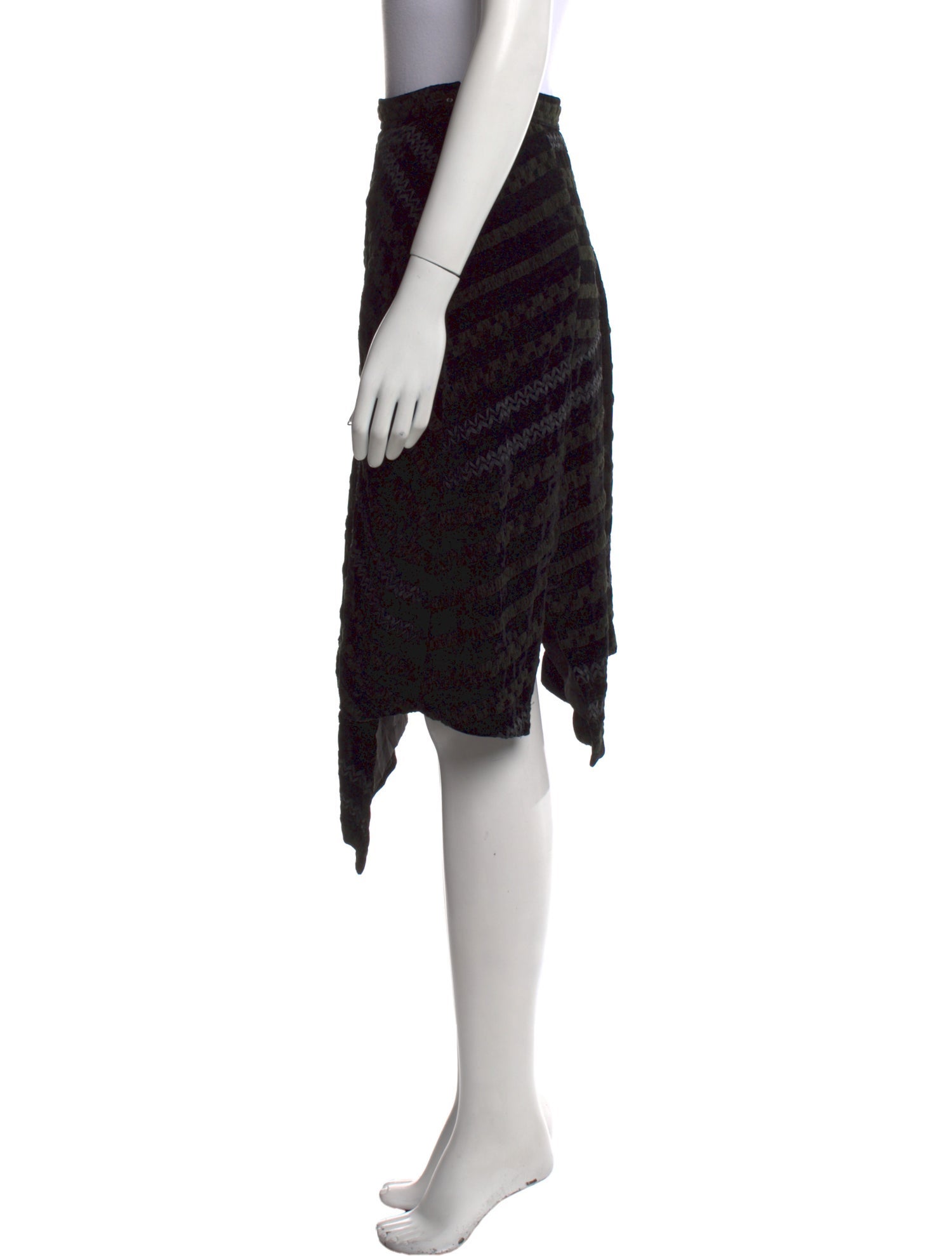 Comme des Garçons Crystal Embellishments Knee-Length Skirt