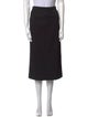 Comme des Garçons Wool Midi Length Skirt