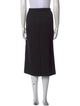 Comme des Garçons Wool Midi Length Skirt