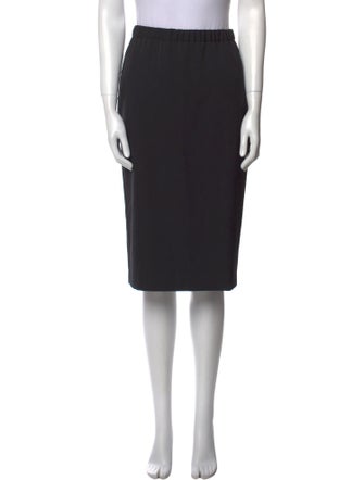 Comme des Garçons Wool Knee-Length Skirt