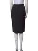 Comme des Garçons Wool Knee-Length Skirt