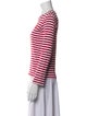Comme des Garçons Play Striped Crew Neck T-Shirt