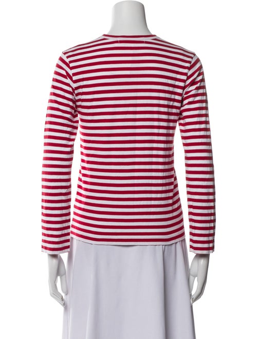 Comme des Garçons Play Striped Crew Neck T-Shirt