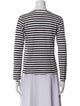 Comme des Garçons Play Striped Crew Neck Top