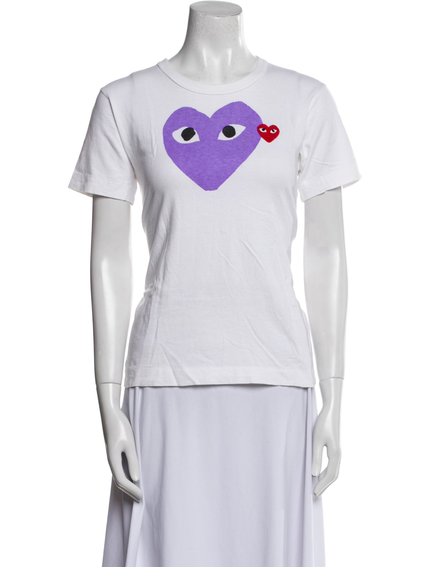 Comme des Garçons Play Graphic Print Crew Neck T-Shirt